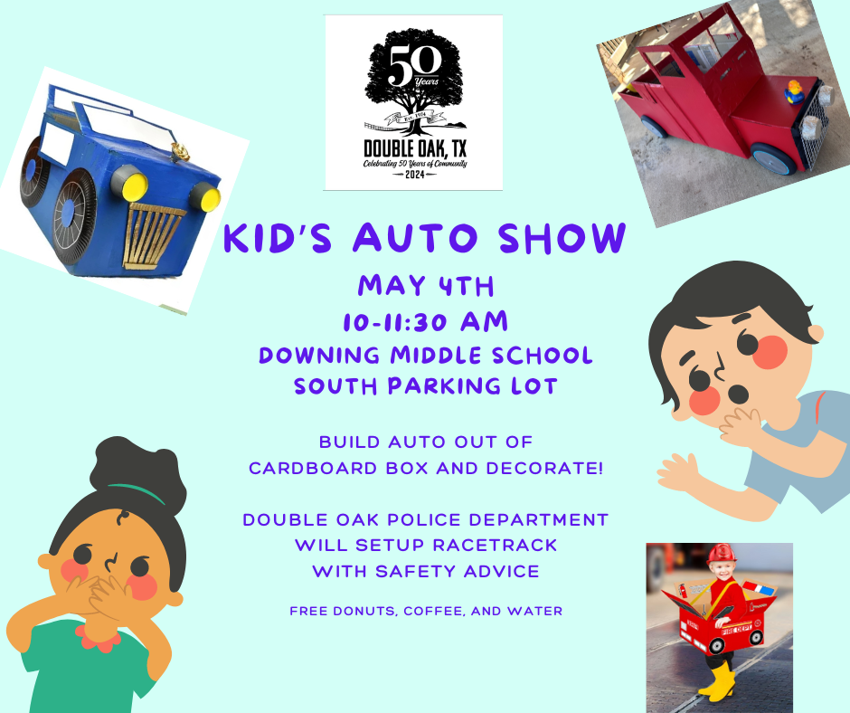 50th Birthday Kid’s Auto Show Poster