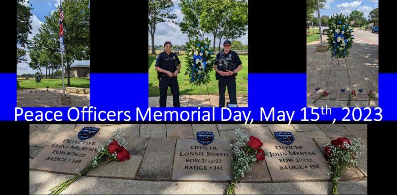 2023 Peace Officer's Memorial Day Collage